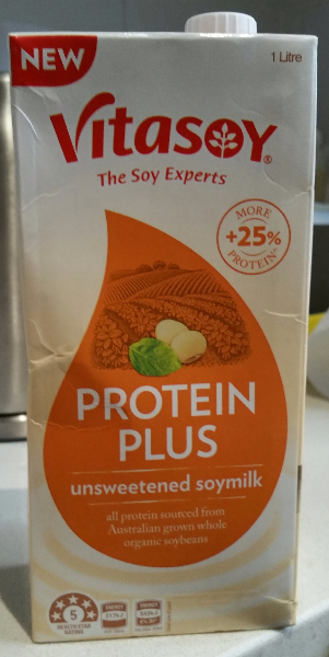 Protein Plus Unsweteened Soymilk, 1L