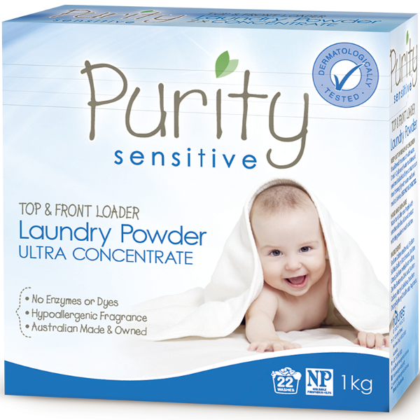 Sensitive Laundry Powder, Ultra Concentrate, 1kg