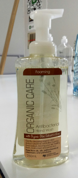Foaming Antibacterial Hand Wash, Lemongrass & Ginger, 250mL
