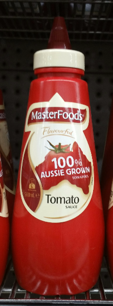 100% 澳大利亚番茄酱，500毫升