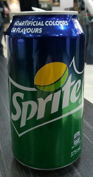 Sprite，Can, 375mL