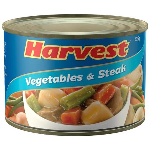 蔬菜牛排罐头，425克