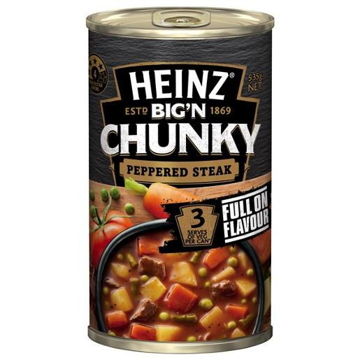CHUNKY PEPPERED STEAK & ONION SOUP 535G