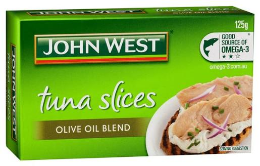 TUNA TEMPTERS SLICES IN OLIVE OIL 125GM