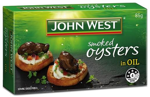 SMOKED OYSTERS IN VEGETABLE OIL 85GM