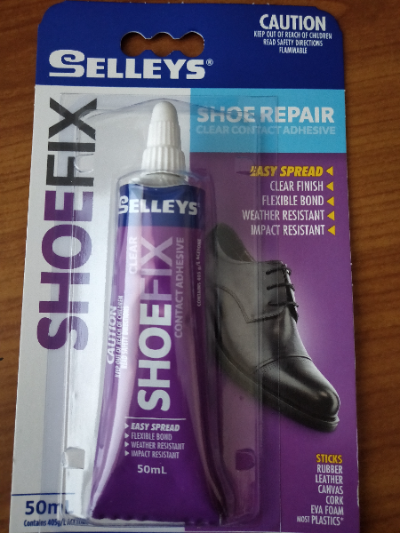 ShoeFix Shoe Repair Cllear Contact Adhesive, 50mL