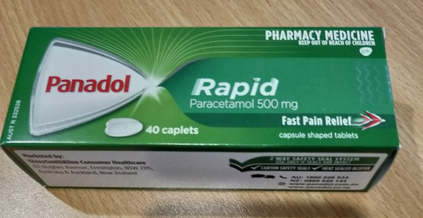 Rapid Paracetamol 500mg, 40caplets