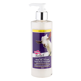 Hope's Relief Body Wash with Shea, Cocoa Butter, Goats Milk - 250mL