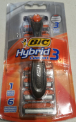 BiC|Hybrid Comfort 3 Razor, 1+3