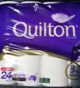 Quilton|厕所卫生纸， 24卷
