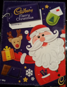 Cadbury|Milk Chocolate, Merry Chrstmas, 90g