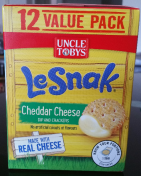 Uncle Tobys|Le Snak, Cheddar Cheese Dip and Crackers , 12pack