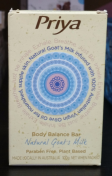 Priya|Body Balance Bar, Goat's Milk, 100g
