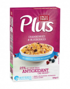 Uncle Tobys|Plus Cranberries and Blueberries, 435g