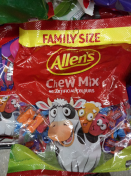 Allens|Chew Mix, Family Pack, 370克