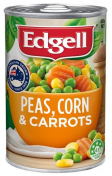 Edgell|绿豌豆、玉米粒与胡萝卜，420克