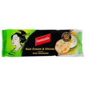 Fantastic|RICE CRACKERS SOUR CREAM AND CHIVES 100GM