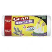 Glad|HANDLE TIE MEDIUM LAVENDER AND ORCHID BAGS 30'S