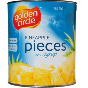 Golden Circle|披萨块糖水菠萝，3公斤