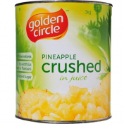 Golden Circle|PINEAPPLE IN NATURAL JUICE CRUSHED 3KG