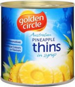 Golden Circle|SLICED PINEAPPLE THINS 450GM