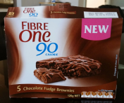 Fibre One|5 Chicolate Fudge Brownies, 120g