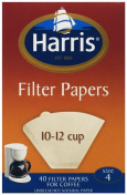 Harris|10-12杯咖啡过滤纸，40个