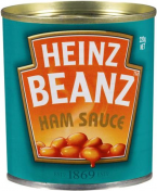 Heinz|火腿汁烤豆罐头，220克