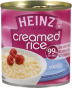 Heinz|99%无脂肪香草奶油米饭罐头，220克
