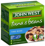 John West|THREE BEANS TUNA & BEANS 185GM