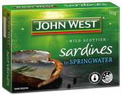 John West|SARDINES IN SPRINGWATER 110GM