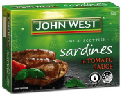 John West|SARDINES IN TOMATO SAUCE 110GM