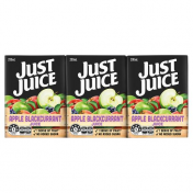 Just Juice|苹果黑加仑果汁，6盒，200毫升