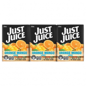 Just Juice|甜橙与芒果饮料，6盒，200毫升