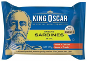 King Oscar|SARDINES IN SOYA OIL 105GM