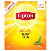 Lipton|TEA BAGS QUALITY BLACK 400GM 200S