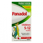 Panadol|Child 5-12 Years Strawberry 200mL